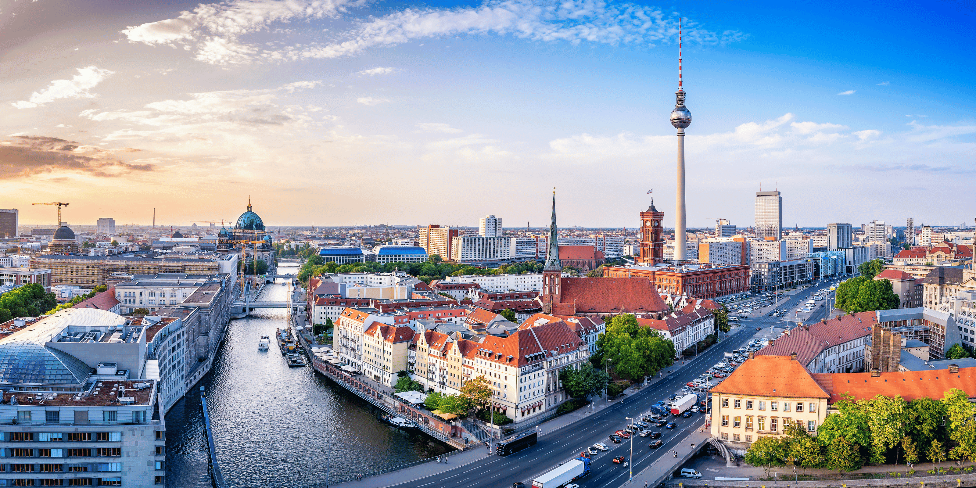 Skyline von Berlin CBD Shinygram